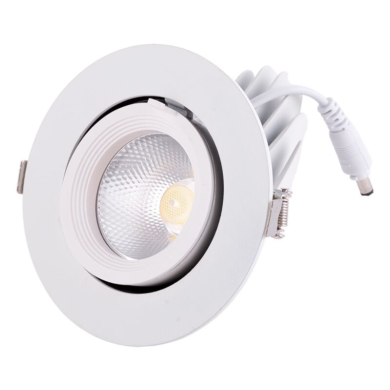 Greenice - Spot Downlight led 20W 3000Lm 2700ºK Circulaire Orientable 40 000H [HO-COB-C-OR-20W-WW]
