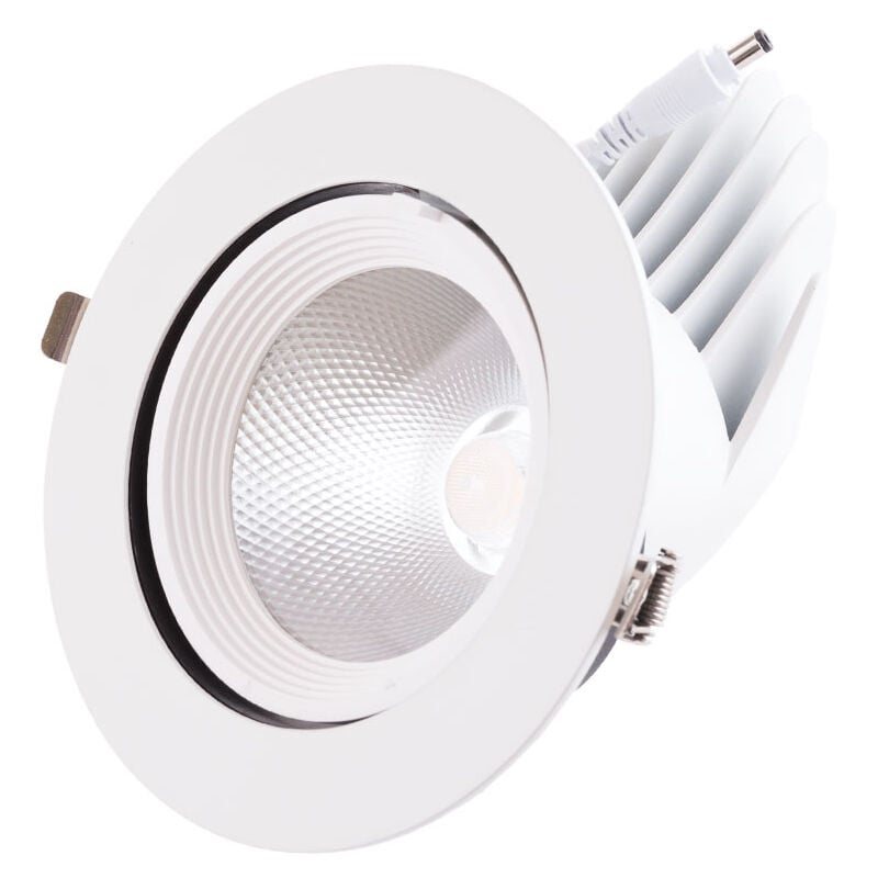 Spot led Downlight 35W 5250Lm 4000ºK Circulaire Orientable 40 000H [HO-COB-C-OR-35W-W]
