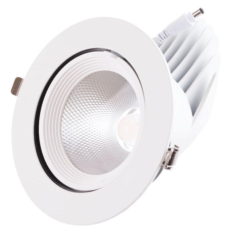 Spot led Downlight 35W 5250Lm 2700ºK Circulaire Orientable 40 000H [HO-COB-C-OR-35W-WW]