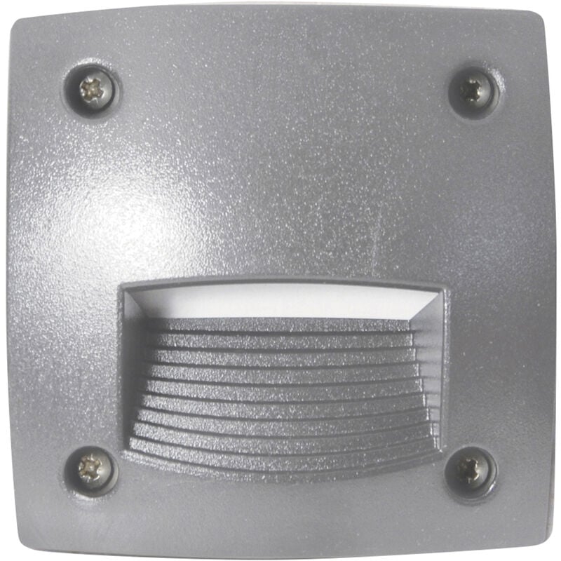 Encastré mural devon Asymmetric square IP66 GX53 led T2 3.20W 405lm/410lm/410lm CRI80 3000K/4000K/6500K Gris