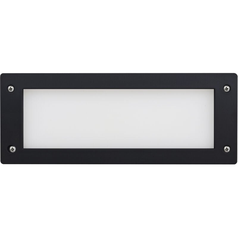 Encastré mural devon Rectangle m IP66 GX53 led T2 2x3.20W 405lm/410lm/410lm CRI80 3000K/4000K/6500K Noir