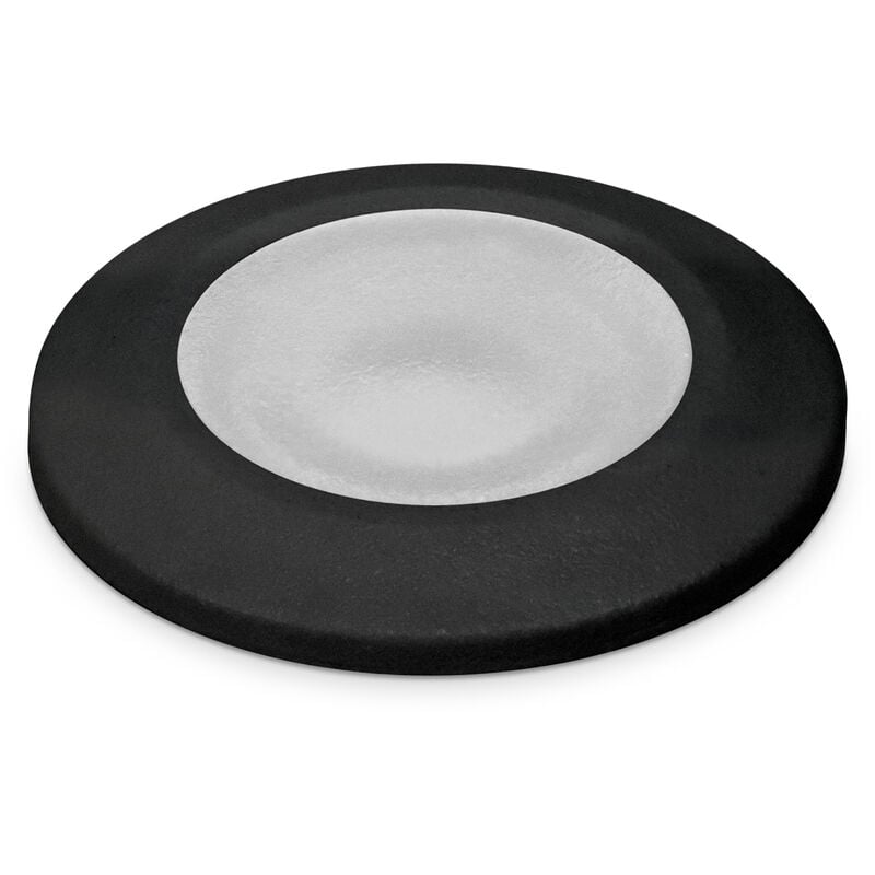 Novolux - Encastrement mural / sol rain Round Opal IP67 G9 led Bulb 1.70W 170lm CRI80 3000K Noir