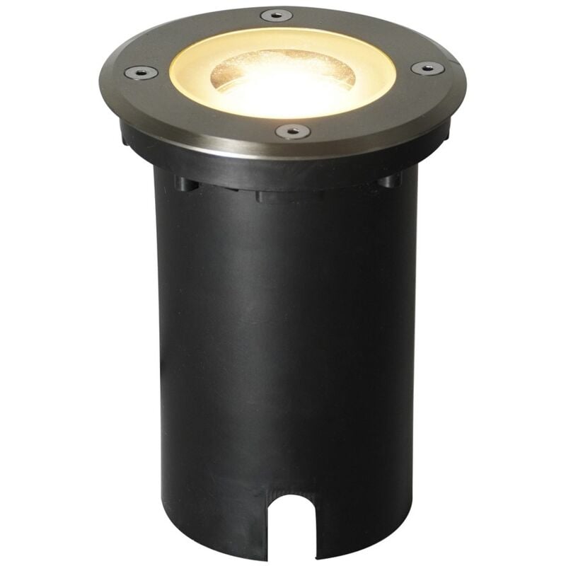 Nordlux - Encastré de sol andor Round Aluminium Inox, H.14.8 - IP67 - GU10 / Extérieur