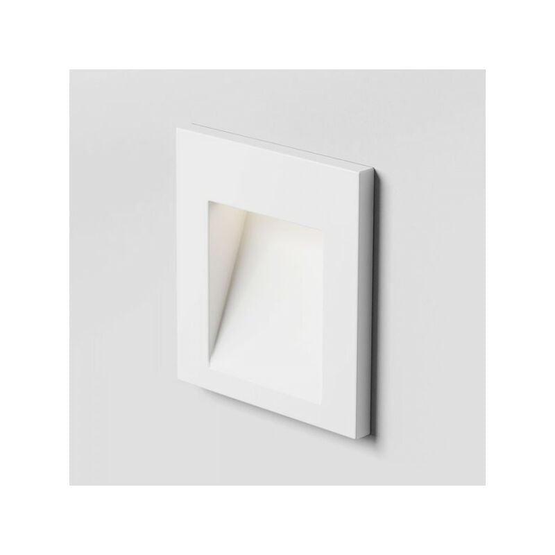 Lampe spot encastrable tess sq blanc 230V led 3W IP54 3000K