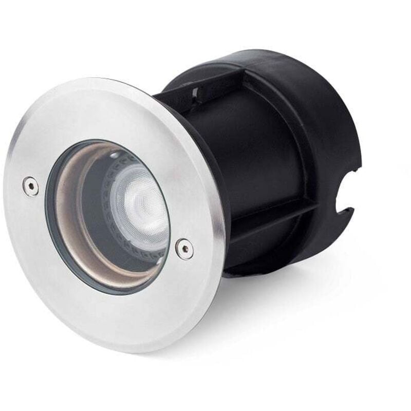 Faro Barcelona - tecno - Encastrés de sol noir mat de faro 71489N