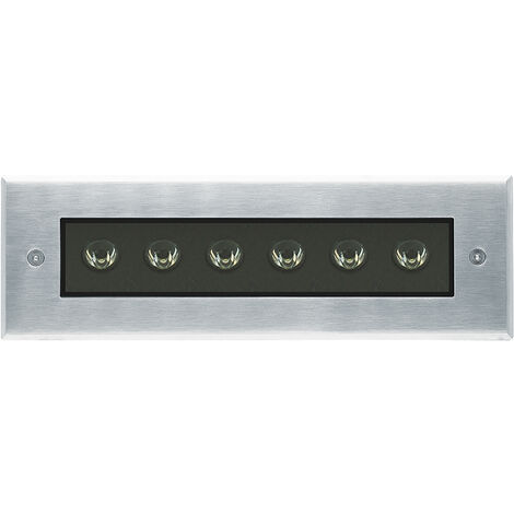 Encastré au sol ARGIN IP67 LED SMD 10.50W 980lm CRI90 3000K 25º Acier inoxydable