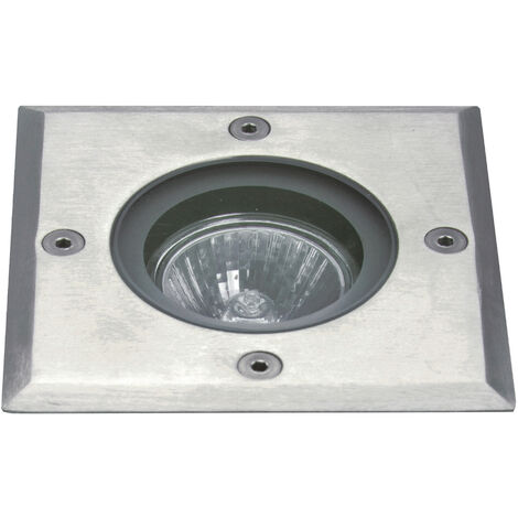Encastré au sol BORA Square IP67 GU10 Acier inoxydable