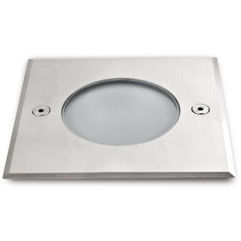 Encastré au sol ELIO Square IP67 GX53 Acier inoxydable