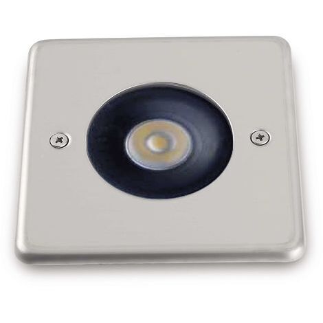 Encastré au sol ICAZA IP67 LED COB AC 4.30W 430lm(320lm) CRI80 3000K 20º Acier inoxydable