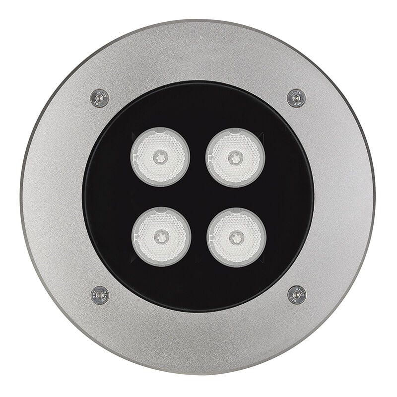 Encastré au sol MALVA IP67 LED SMD RGBW 16W 1768lm(1516lm) 14º Acier inoxydable