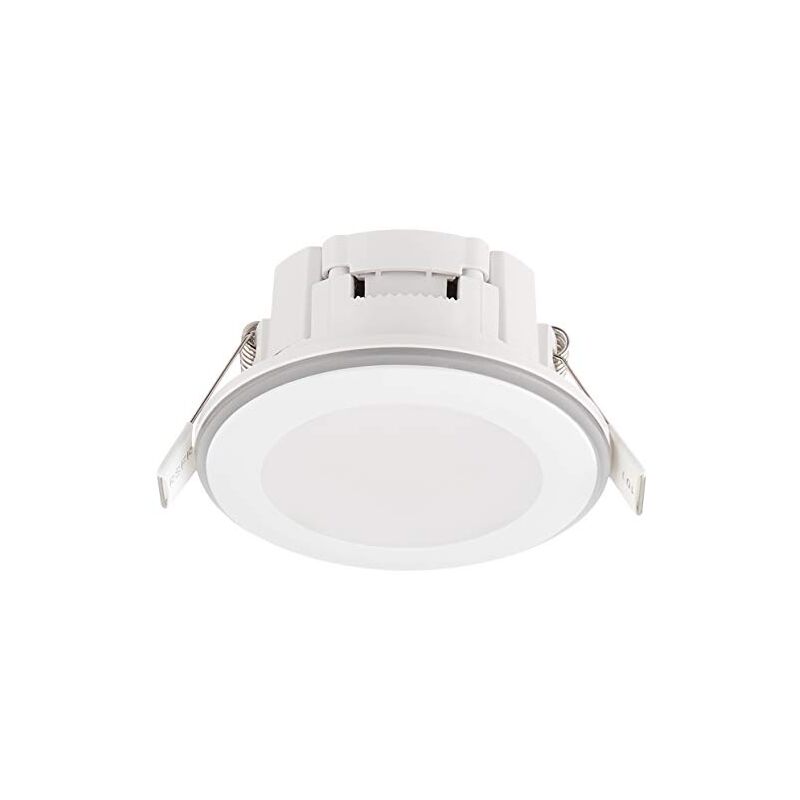Trio Leuchten Spots Led Encastrables Aura 652310131 En Plastique Blanc Avec Led 5 W