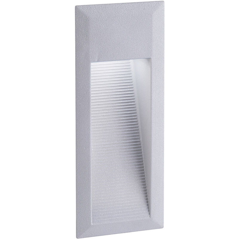 Encastré mural belvedere IP54 led smd ac 3W 200lm(65lm) CRI80 3000K Gris