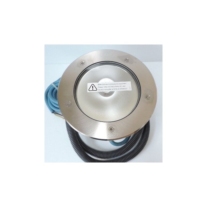 Bega - Encastré de sol led 8.2W gris acier ø 205x170mm 4000K 975lm 230V carrossable extérieur IP68 +boom 77106K4