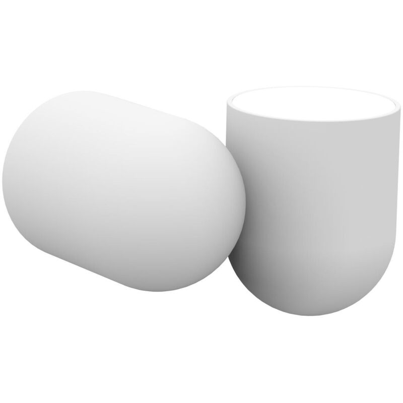 Mantra - Applique, Applique orientable ios de Blanc en Plastique