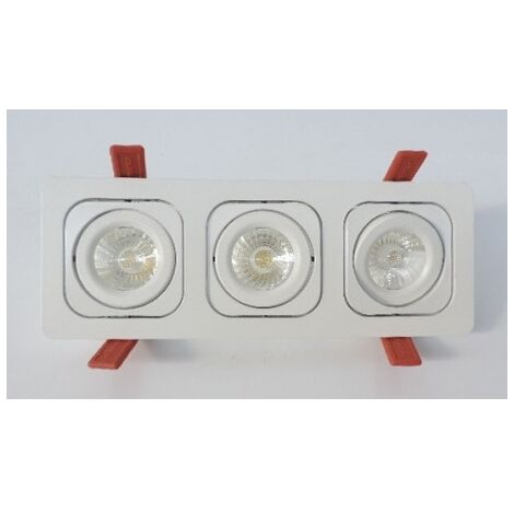 Encastré LED 18/36W encastré blanc orientable 267x97mm 4500K 1170lm 24V (alim non incl) 36° IP23 MOTTO TREND TRIO SYLVANIA