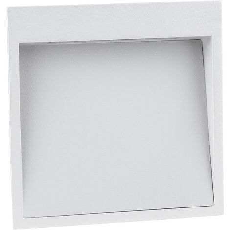 Encastré mural DAIN IP66 LED SMD 9W 1000lm(412lm) CRI80 3000K 53º Blanc