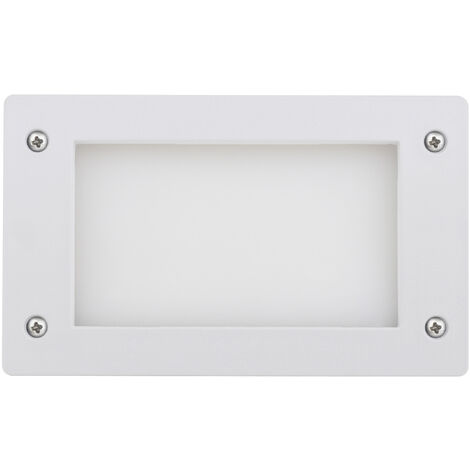 Encastré mural DEVON Rectangle S IP66 GX53 LED T2 3.20W 405lm/410lm/410lm CRI80 3000K/4000K/6500K Blanc