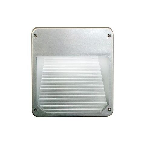 Encastré mural fluo 18W GRP noir 250X280mm indirect lampe 4000K G24q-2 196lm antivandale T2 IK10 IP55 ILO EBENOID 079752