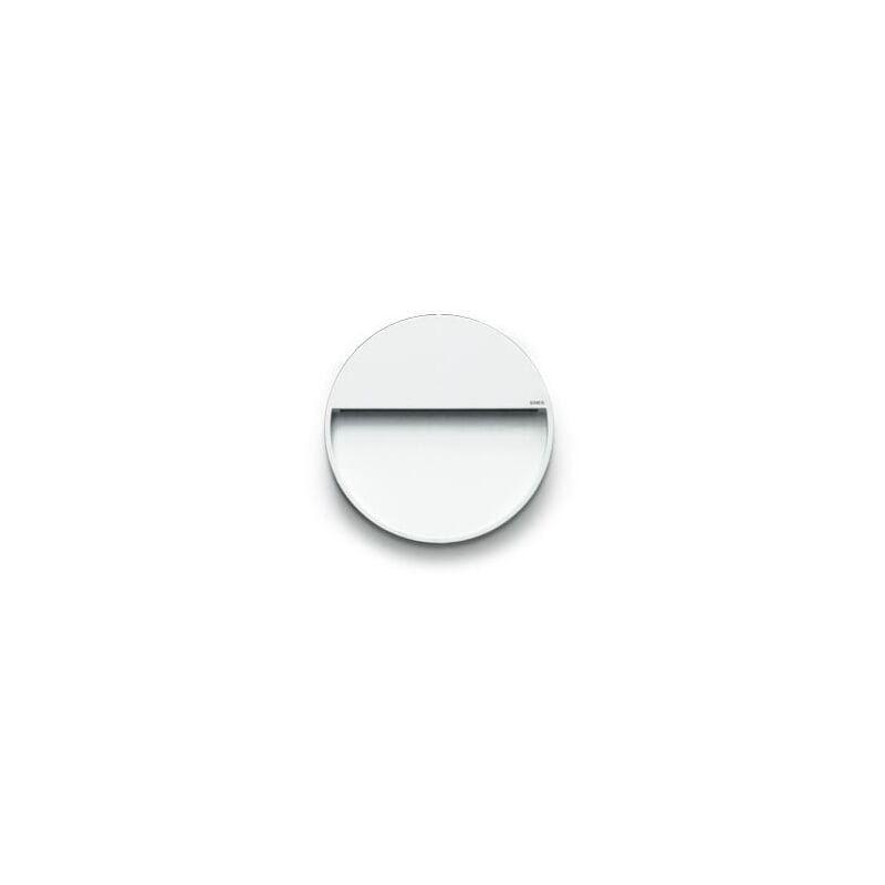 Encastré mural led 12.5W blanc rond ø 220mm indirect 4000K 388lm indirect 230V IP65 skill Simes S.6280N.01