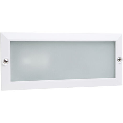Encastré mural XALOC IP44 E27 20W 95º Blanc