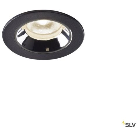 Encastré plafond intérieur LED NUMINOS XS noir et chromé - SLV 1005537