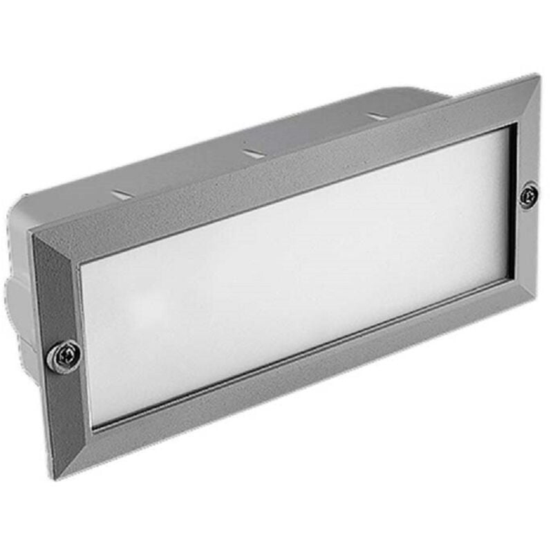 Empotrable De Pared Ip44 Tamesis E27 60W Gris 1055Lm