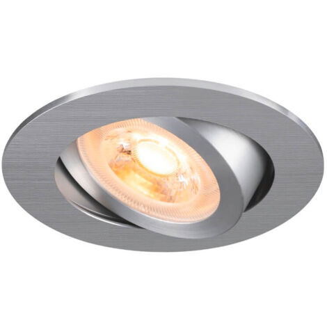 Encastrés plafond intérieurs 230V NEW TRIA® 68 encastré plafond intérieur rond orientable alu LED 10 W - SLV 1007370