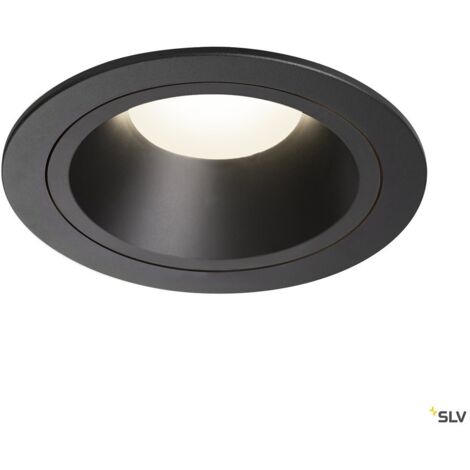 Encastrés plafond intérieurs LED NUMINOS® L encastré plafond intérieur noir/noir LED 2541 W / IP44 55° - SLV 1003967