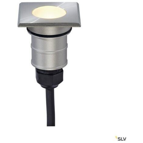 Encastrés sol extérieur LED POWER TRAIL-LITE carré inox 316 14W LED 3000K IP67 - SLV 228342