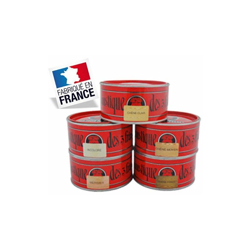 Encaustique Chene Clair 400 Gr - LES TROIS FRERES