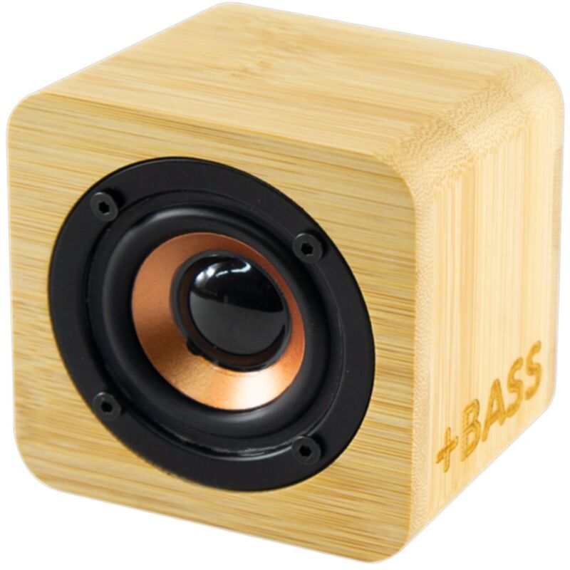 PIU FORTY Enceinte Bluetooth 4.0 Forty + Bass en bambou 