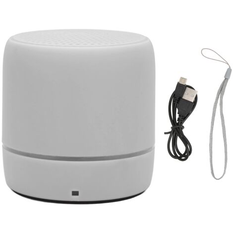 Enceinte Bluetooth 5.0 Mini, Son Stéréo Clair avec Basses Riches, Portable pour Extérieur - Gris