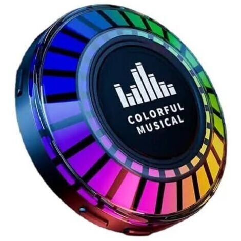 Enceinte Bluetooth à conduction osseuse – mini enceinte Bluetooth portable – connectez-vous et amplifiez le son, rythme RGB, cadeau musical pour la chambre