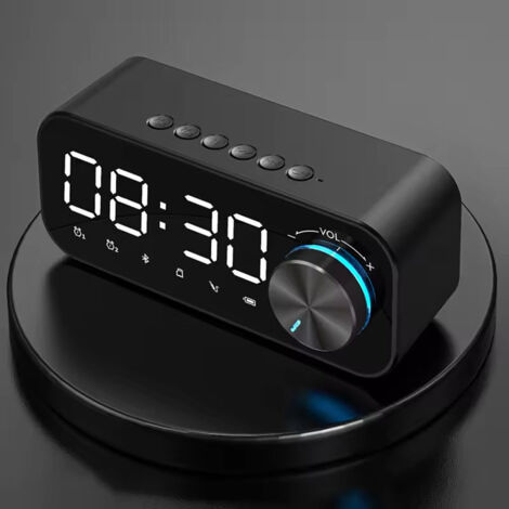 Enceinte Bluetooth Aisomex B126, batterie 1200-2000mAh, portée 10m, 3W, 40Hz-20KHz, boîtier plastique, coloris blanc bleu noir et version premium B159