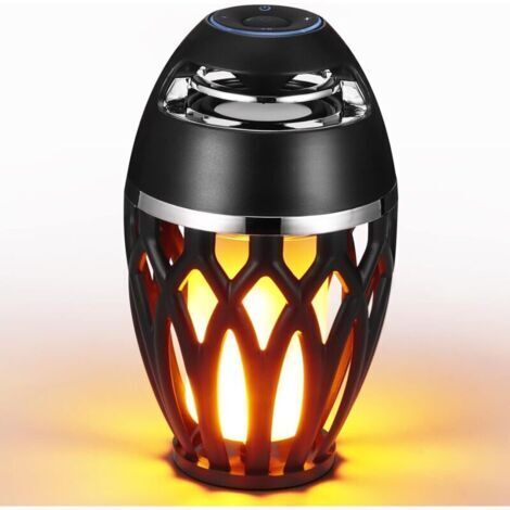 Enceinte Bluetooth avec lumière de Flamme LED, Haut-Parleur sans Fil étanche, Haut-Parleur Bluetooth Portable Cadeaux pour Adolescents, Filles, garçons, Femmes, Hommes