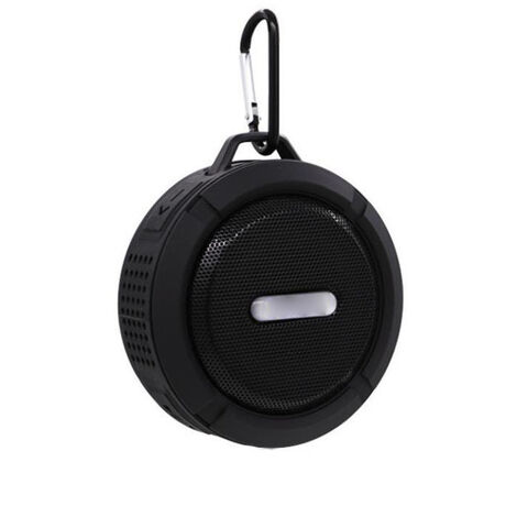 Enceinte Bluetooth étanche, sans fil, portable avec caisson de basses basses améliorées. Microphone intégré : pour le sport, la piscine, la plage, la randonnée, le camping
