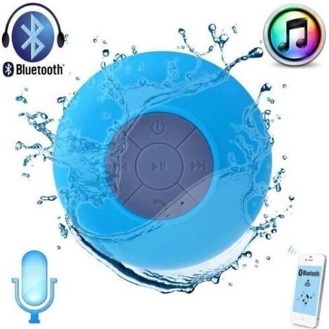 Enceinte Bluetooth - LIAM ACCESS - Waterproof - Bleu ciel - Mains libres