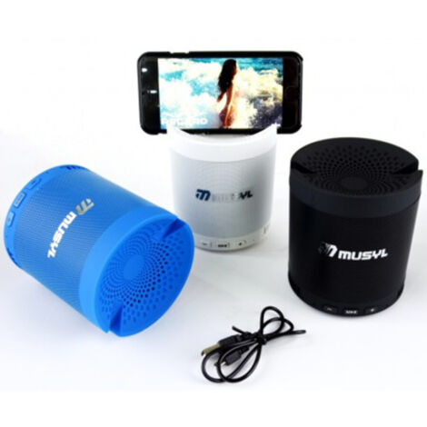 Enceinte Bluetooth Mp3 Speakerphone Led Microsd Usb Tf Radio Fm Mu-q3