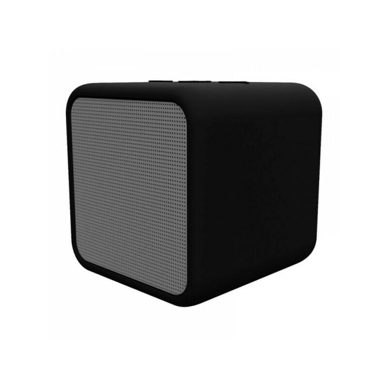 Ksix - Enceinte Bluetooth Sans Fil Kubic Box 300 mAh 5W Noir