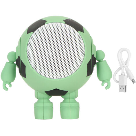 Enceinte Bluetooth Stéréo Portable, Connexion Série Sans Fil, Haut-parleur Compact pour Fêtes à Domicile en Vert