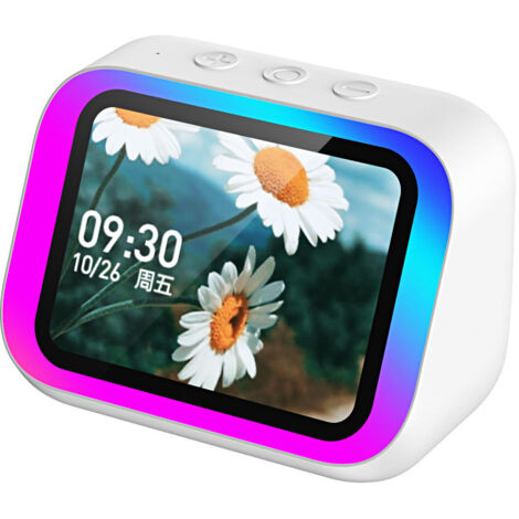 Enceinte Bluetooth TF26PRO V5.0, batterie 300-500mAh, portée 10m, lecture carte TF, recharge USB, compact noir blanc maison bureau