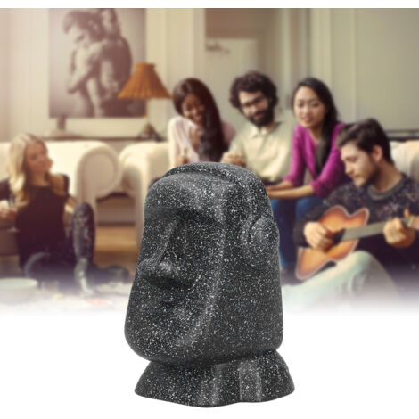 Enceinte Bluetooth USB Subwoofer Stereo Wireless pour Maison Noir 233g 5W