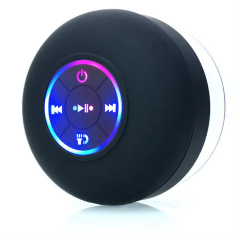 Enceinte de douche Bluetooth à ventouse, étanche et résistante aux éclaboussures, qualité sonore HD, appairage facile