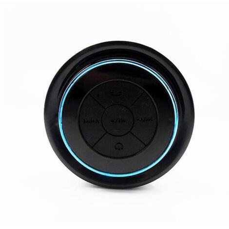 Enceinte de douche Bluetooth étanche avec radio FM - Portable et compatible avec tous les appareils Bluetooth pour la douche, le camping, la voiture et les voyages
