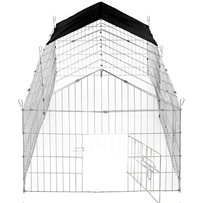 Enceinte d'extérieur avec parasol Enceinte pour animaux Enceinte d'extérieur Enceinte d'extérieur Cage pour lapins Enceinte pour clapier à lapins