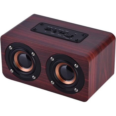 Enceinte en bois sans fil avec une qualité sonore supérieure