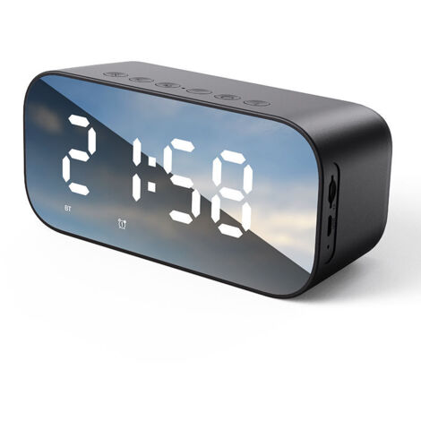 Enceinte nomade AFK BT-518 Bluetooth 5.0, IPX2 étanche, batterie 2000-4000mAh, portée 10m, finition texturée, design breveté, blanc noir multi-usages