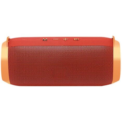 Enceinte portable Bluetooth sans fil pour intérieur et extérieur avec caisson de basses FM