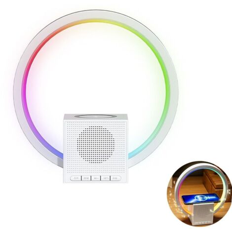 ENCEINTE RECHARGEABLE LAMPE LED RVB CHARGE SANS FIL RADIO BLUETOOTH 258
