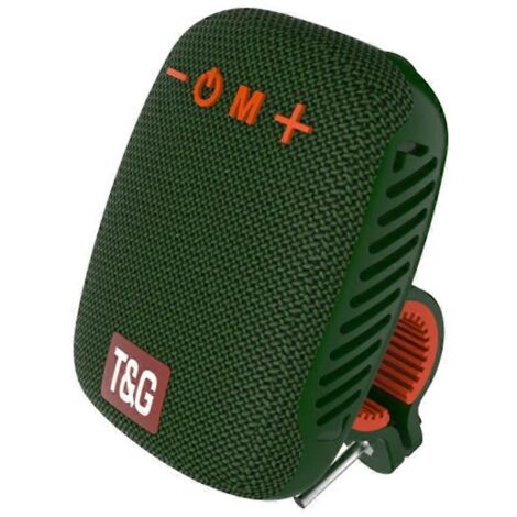 Enceinte sans fil pour vélo avec support extérieur, connectivité TWS et emplacement pour carte mémoire